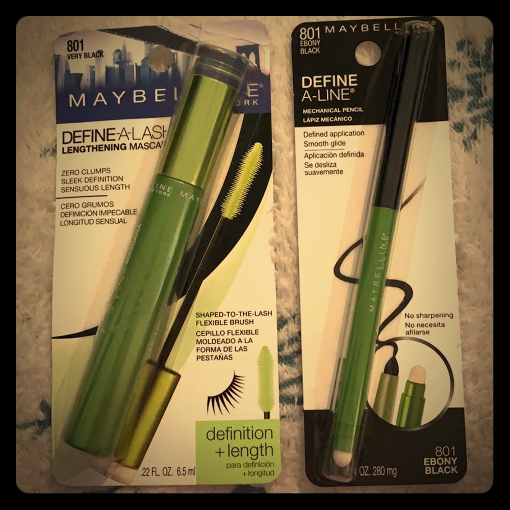 💚Maybelline DefineALash/Line Mascara & Eyeliner💚